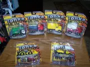 6 New Sealed Tonka Metal Diecast Trucks Tanker Mixer Dump Loader Sanitation Ambu