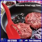 2 in 1 Spatula Kitchen Non Stick Grip Food Flip Fried Egg Bread Pancake Clamp