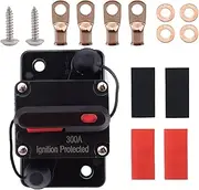 MVQJSUCI Compact Marine Circuit Breaker 12V-48V for Boat and Car Applications, 300A