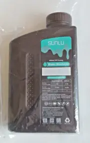 SUNLU Photopolymer Resin: 1000g High Temp 405nm UV Curing Solid Clear