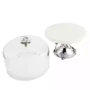 Michael Aram White Orchid Cake Stand and Dome