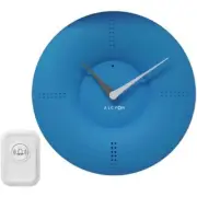Alcyon Numberic Wall Clock - Wireless Remote Doorbell Door Bell blue