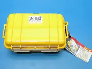 Pelican 1050 Waterproof Micro Case Solid Yellow Hard Cover Rubber & Foam Insert