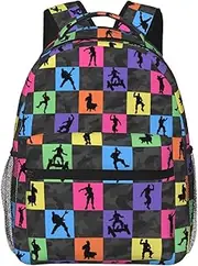 [Xyiafc] Gaming Themed Backpack -Ideal for Students Ages 6-18, School and Travel Use - Kids and Teens Video Game Bookbag
