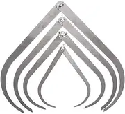 Bent-Leg Stainless Steel Caliper Clay Sculpture Ceramic Measuring Pottery Tools Set 12" 10" 8" 4"
