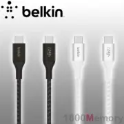Belkin Boost Charge 240W USB C to USB-C Braided Cable Sync Power PD 3.1 Type C