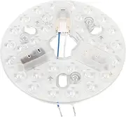 5.3 Inch LED Ceiling Fan Light, 3000K 4200K 6500K Round Ceiling Fan Retrofit Kit 3 Color Dimmable, 15W Flush Mount LED Module PC Board Replacement for Most Dimmers, 95 to 265V