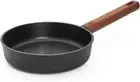 Woll Eco Logic Wooden Handle Frypan 20cm Non-Stick Cast Iron Quality Kitchen