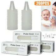 200pc Ear Thermometer Replacement Lens Filters Probe Cover For Braun Thermoscan