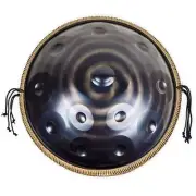 432hz Handpan Drum 9/12 Note D Minor 22 Inch Tambourine Meditation Music Drum