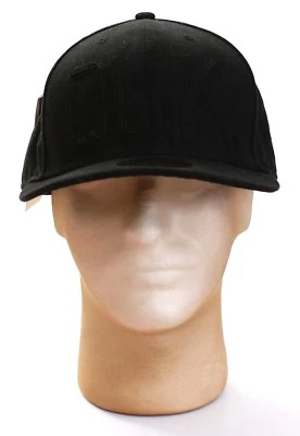 New Era 59Fifty Quiksilver Signature Double Stack Black Fitted Hat Cap Adult NWT