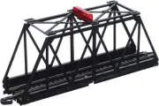 Bachmann Trains E-Z TRACK TRUSS BRIDGE with BLINKING LIGHT- HO Scale , Black ...