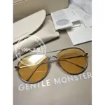 台灣有貨 2018 全新正品 GENTLE MONSTER RANNY RING 韓國 V牌 黃色