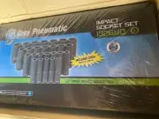 Grey Pneumatic 1326MD 26-Piece 1/2" Drive 6-Point Metric Deep Impact Socket Set