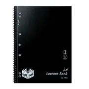 Spirax P906 Pp Lecture Book A4 140 Page Black Pack Of 10