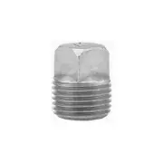 Anvil 8700159505, Malleable Iron Pipe Fitting, Square Head Plug, 2" NPT Male,