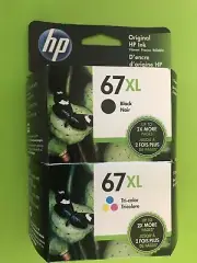 Genuine HP 67XL Ink Cartridge Combo Pack for HP 2755 4155 6055 6458 printer