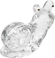 ifundom Mini Animal Snail Figurine Crystal Snail Statue Desk Decor Home Ornament