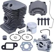 SUOKA Cylinder Piston Carburetor Top End Rebuild Kit For STIHL MS180 018 Chainsaw