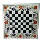 Chess Game Table , Marble Chess Board , Floral Art Coffee Table Top , Sofa Table