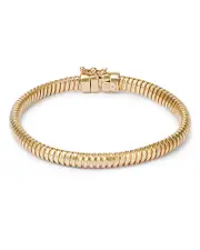 Alberto Amati 14K Yellow Gold Tubogas Link Bracelet