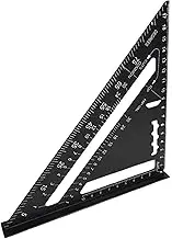 Architectural Scale Ruler | Alloy Triangular Ruler Set | Protractor Square Triangle Ruler | Aluminum Triangular Scale Ruler Metric | Metric Engineer Scale Ruler | Metal Geometric for Measuring