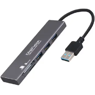 伽利略 USB3.0 3埠 HUB + SD/Micro SD 讀卡機