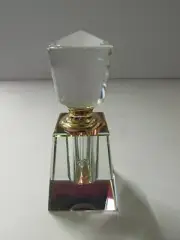 23011 CLEAR AND AURORA BOREALIS CRYSTAL PERFUME BOTTLE