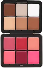 Cream Makeup Palette - Cream Contour Palette, Waterproof Concealer Palette Blush Palette For Cheeks | Portable Powder Makeup Blush, Cream Blush And Concealer Palette For Cheeks Face