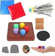 Korean Folk Game Set, Korean Traditional Play Game for Men Women, Stone Catching Game, Hand Eye Coordination Training Toy, Family Travel Games for Party and Travel