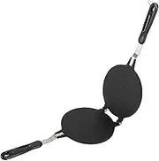 6.5in Waffle Pan, Aluminum Alloy Nonstick Waffle Maker, Toaster for Waffles, Sandwich Toaster for Breakfast, Egg Roll Maker