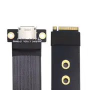 2280 M.2 M-key NGFF PCI-E4.0 to SFF-8612 SFF-8611 Host Oculink Cable for U.2 SSD