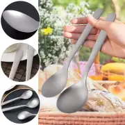 Long Handle Outdoor Camping Fork Light Titanium Cookware Outdoor Tool