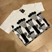 UNIQLO marimekko white T-shirt size L (US M) JAPAN FEDEX