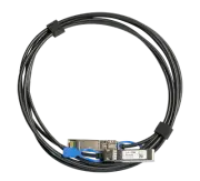 Mikrotik XS+DA0001 Attached cable with support up to 25G SFP28 standard.