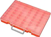 Generic 48-Compartment Storage Box for Toys and Crafts Organization, Orange