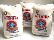 NISHIKI Medium Grain White Rice Premium Grade Natural Non-GMO 5 lbs/Pack-3Packs