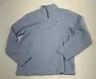 Vineyard Vines Jack Pullover Sweater Blue Saltwater Quarter Zip Size Medium Men