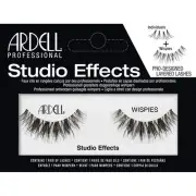 Lot 4 Pairs GENUINE ARDELL Studio Effects Wispies Black False Eyelashes Lashes