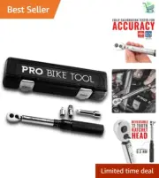 Torque Wrench Set with Adapters & Extension Bar – Essential Bicycle Tool Kit