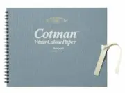 Windsor & Newton Cotman watercolor paper sketch book details (... From Japan