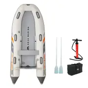 [EU Direct] AQUA MARINA Deluxe 3.5M U-typeInflatable Boat 5 Persons Family Rowboat Max Load 480KG Lightweight PVC Yach