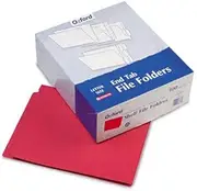 Pendaflex H110DR End Tab File Folder Letter Size red