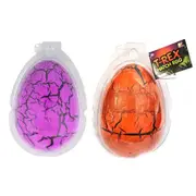 2pc Nurchums T-Rex & Stegosaurus Hatch Egg Dinosaur Kids 3y+ Surprise Grow Toy