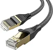 MOGOOD Cat 8 Ethernet Cable, 1M 40Gbps/2000Mhz high Performance Network Cable, high Speed gigabit RJ45 Internet Patch Panel Compatible with PCs, routers, Game Consoles, Latpots, modems.