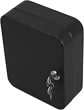 KALLORY Adjustable Lockable Key Box Secure Key Storage Organizer for Car House Office Plate with Combination Lock for Easy Retrieval