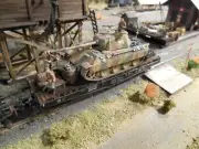 HO Roco Minitank 6th Panzer Army Panther Tank Car A1948 Custom Hand Painted
