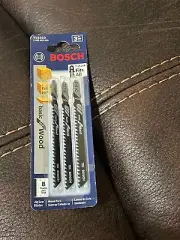 Bosch T111C3 T-Shank Jigsaw Blades 4" x 8TPI - Pack of 3