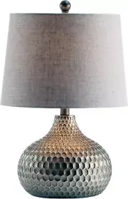 JYL3020A Bates 22" Honeycomb LED Table Lamp Contemporary Transitional Bedside De