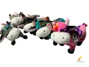 New! 13" long Nativo Soft plush STANDING COW STUFFED ANIMAL in 5 COLORS!